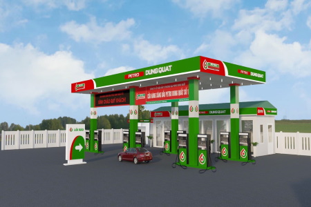 Trạm bảo dưỡng, sửa chữa xe ô tô kết hợp kinh doanh xăng dầu và TMDV